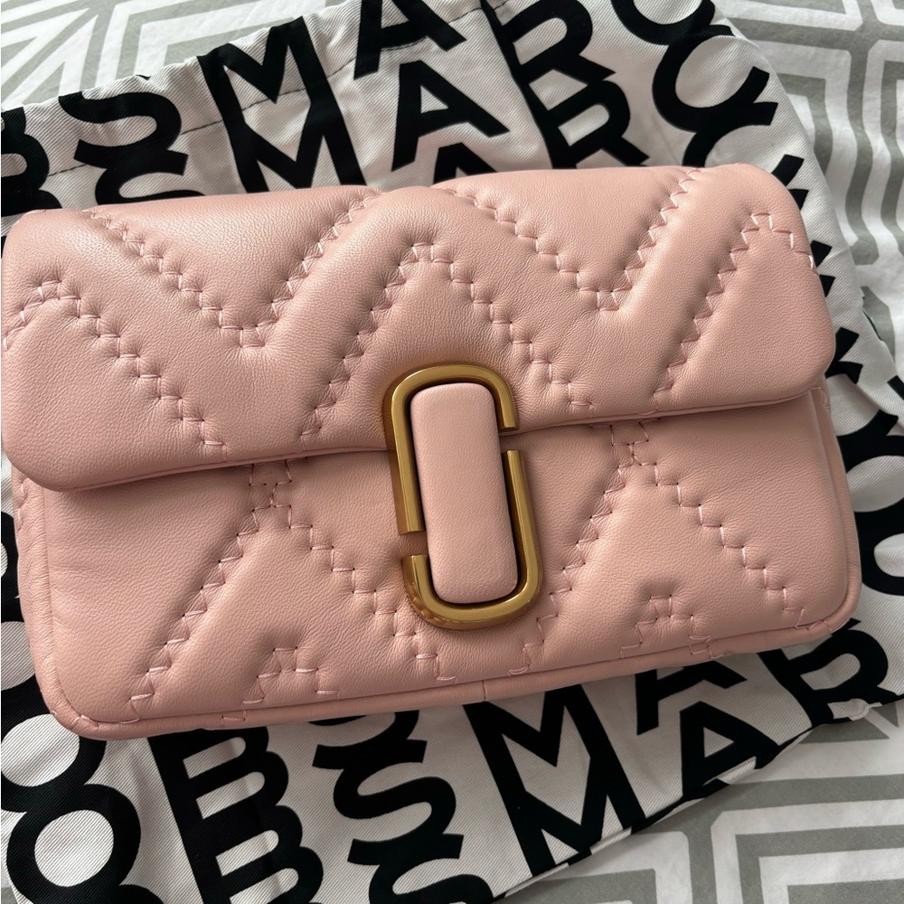 NWT Marc Jacobs The Quilted Leather J Marc Shoulder Bag